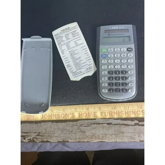TI-36X Solar Powered Texas Instruments‎ Calculator with Case School Math