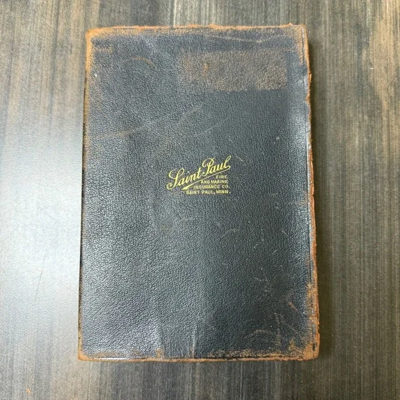 Vintage‎ 1930 Saint Paul Fire Marine Insurance Business Yearbook Calendar
