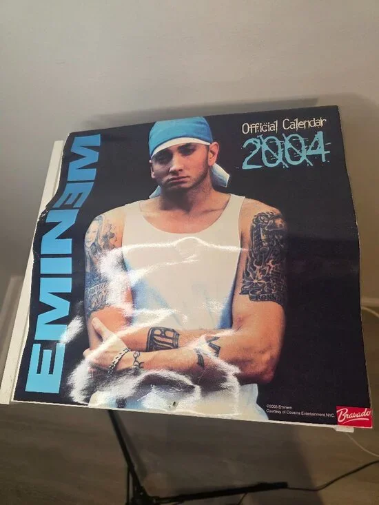 Vintage Eminem Official 2004 Calendar