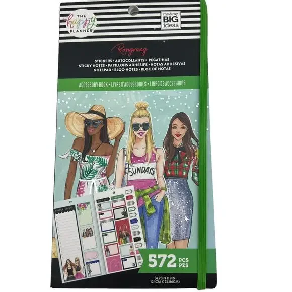 The Happy Planner Rongrong Sticker Book Seasonal Functional Organized