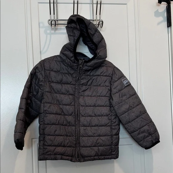 GAP Dark Gray Kids Puffer Jacket
