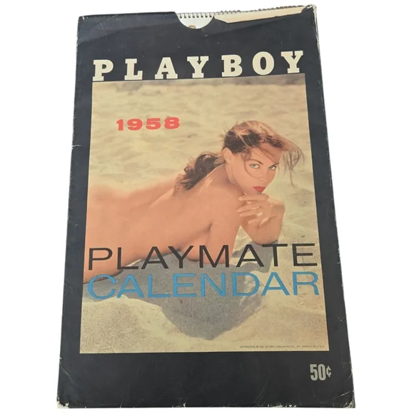 Vintage 1958 PLAYBOY Calander