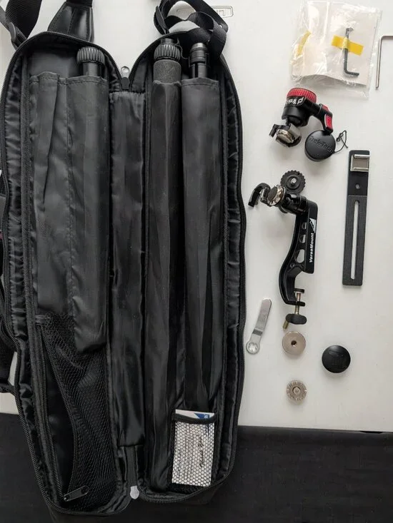 Trek Tech TrekPod Go! Black Monopod/Tripod/Walking Stick with Travel Case