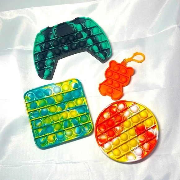 Colorful Pop It Fidget Toy Set