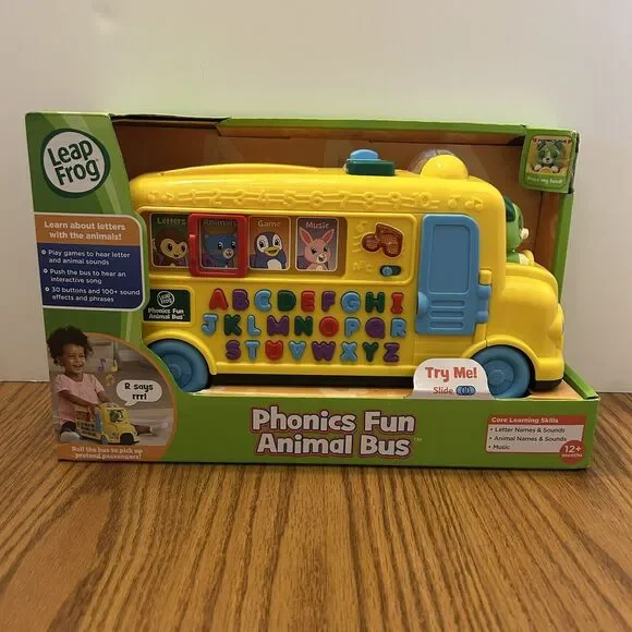 Leap Frog Phonics Fun Animal School Bus Letter Learning Scout Sounds Music 2017
