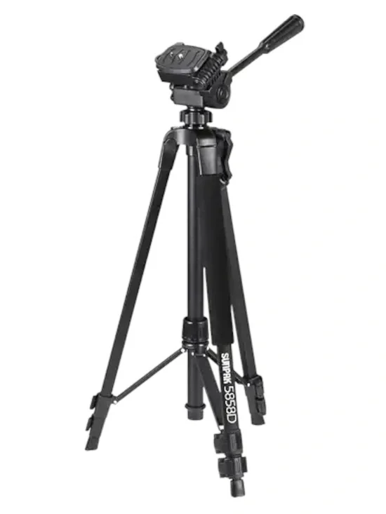 Sunpak 5858DLX Aluminum Tripod Black