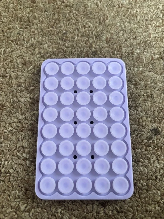 Universal Purple Silicone Bubble Grip Pad for Cameras & Accessories