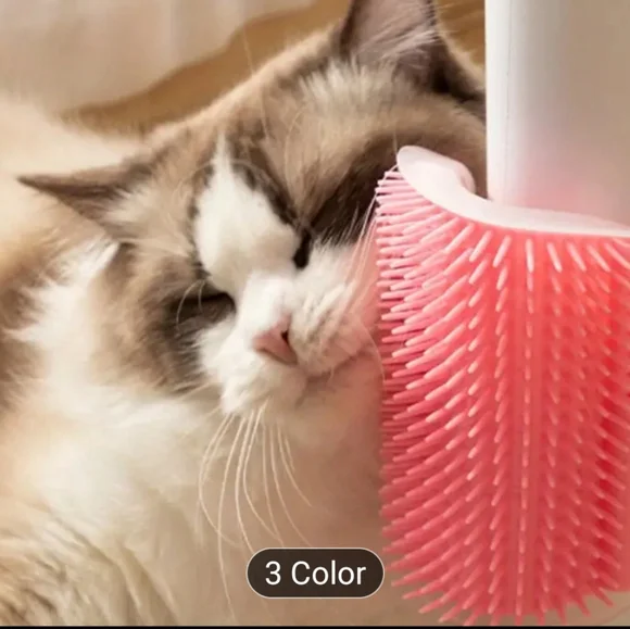 Black Self Grooming Brush For Cats