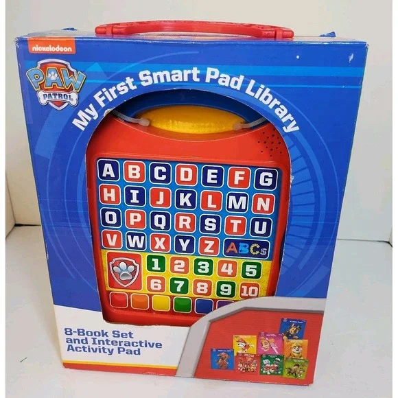Paw Patrol My First Smart Pad Library‎ 8 - Book Set and Interactive Activity Pad