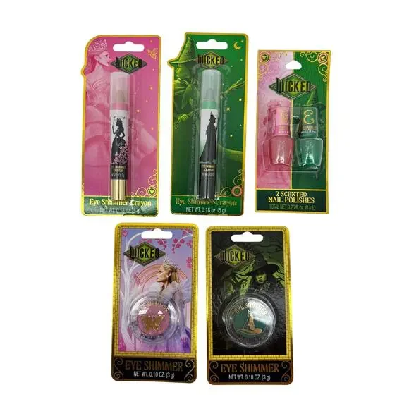 Wicked Glinda Elphaba Makeup Watermelon Eye Shimmer Shadow Pink Green