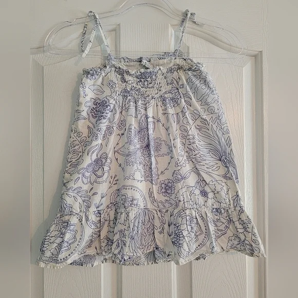 Gap Kids girls tie shoulder tank top
