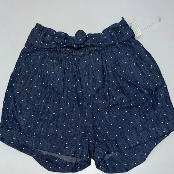 🔥GAP Blue Polka Dot Elastic Waist Shorts