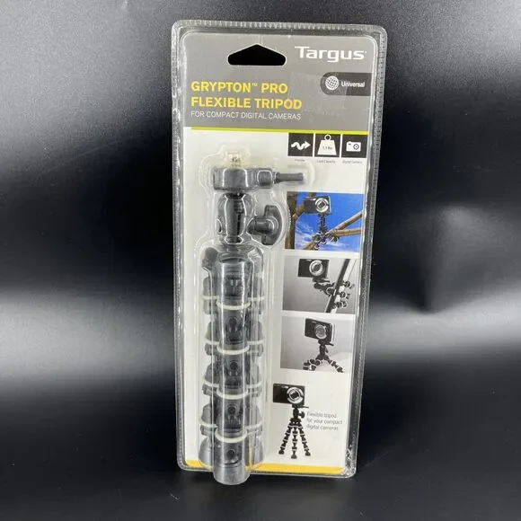 Targus TG-GT80G-101 Grypton Pro XL Flexible Tripod Black Gray (Package Damage)