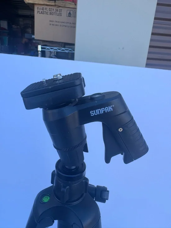 Sunpak Black Pistol Grip Tripod Head with Quick Release