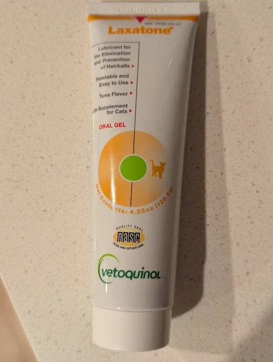 Vetoquinol Laxatone Tuna Flavor Oral Gel for Cats