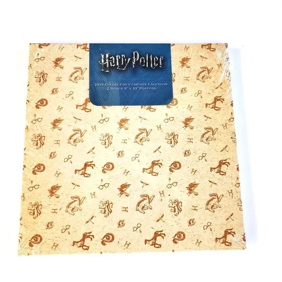 Harry Potter 2019 Collector's Edition Calendar Plus 2 Bonus 8 x 10 Posters NEW