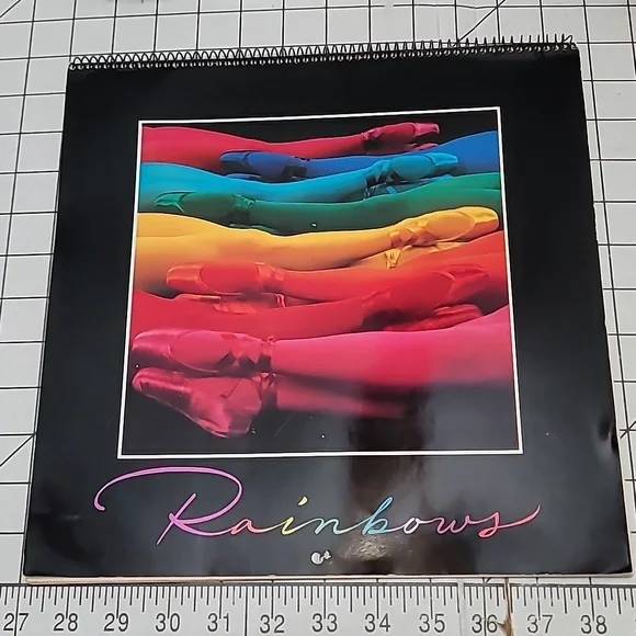 Vintage 1986‎ Hallmark Rainbows Calendar Preloved