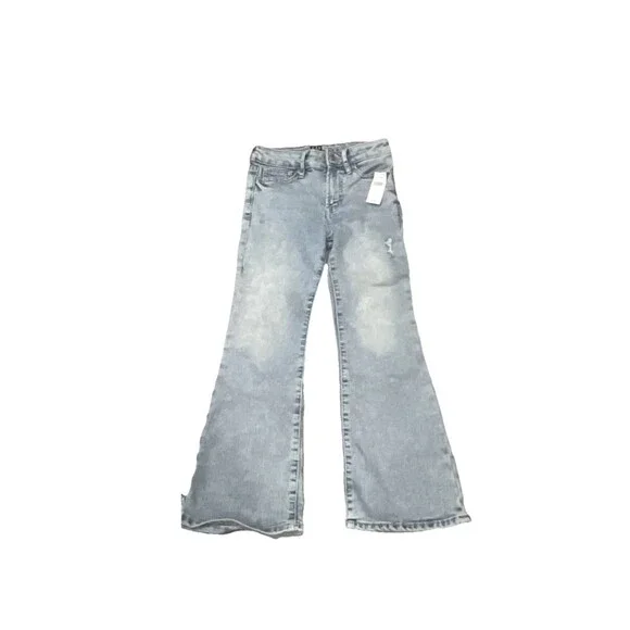 NWT GAP Girls 70’s Flare High Rise Low Stretch Jeans Size 7 Retro Classic School