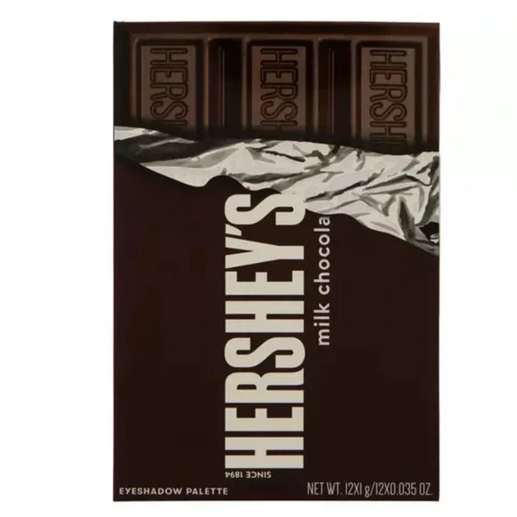 TASTE BEAUTY Hershey's Milk Chocolate 12 Pan Eyeshadow Palette NWT Sealed
