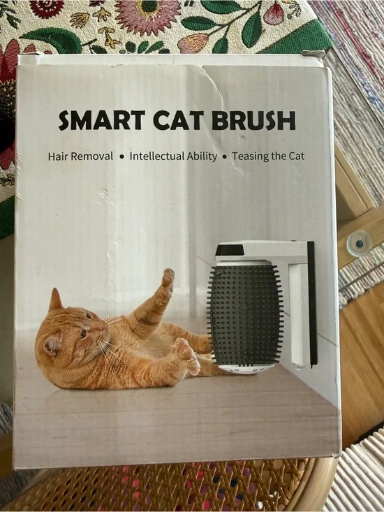 Self-Grooming Cat Brush - Black