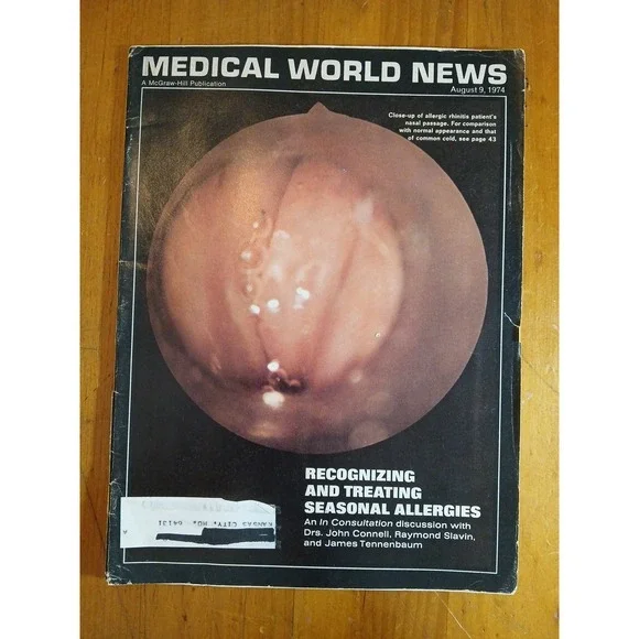 Medical World News Magazine Aug 9, 1974 – Nixon Resignation Date – Seasonal...‎