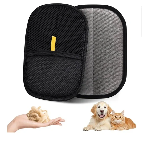 Pet Grooming Glove Brush Set of 2