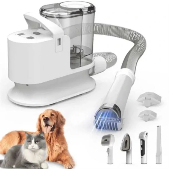Pets grooming vacuum cleaner, literally new but my cat is not friendly