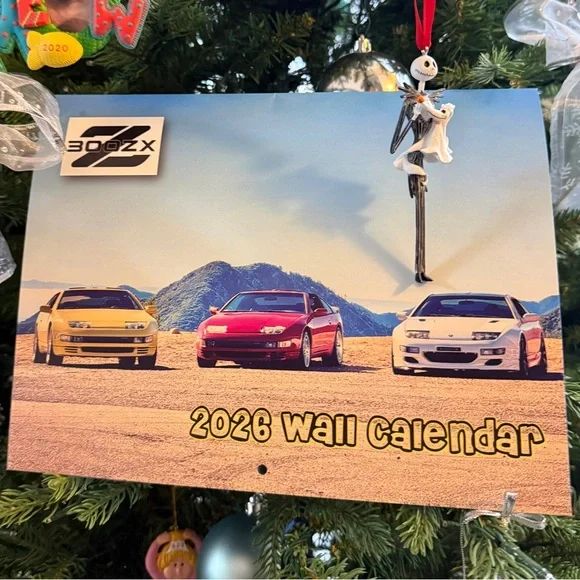 2026 Nissan 300ZX Wall Calendar - Multicolor