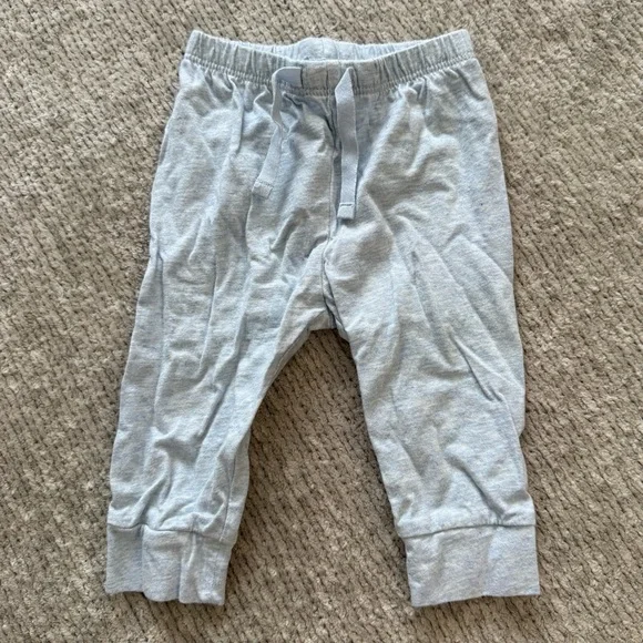 Baby GAP Organic Cotton Jogger Pants Light Blue 3–6‎ Months
