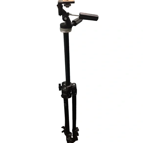 Bogen Manfrotto 3211 Professional Camera Tripod 24-67” anodized legs /3029 Head
