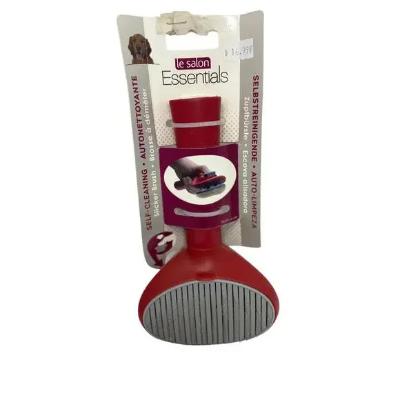 Le Salon Self cleaning slicker brush for dogs. dog Brush