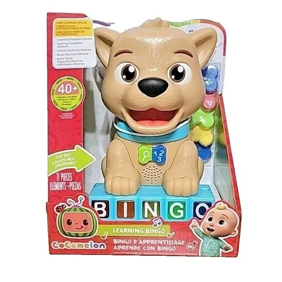 Cocomelon Count And Learn Bingo‎ 11-pieces 40+ Learning Phrases
