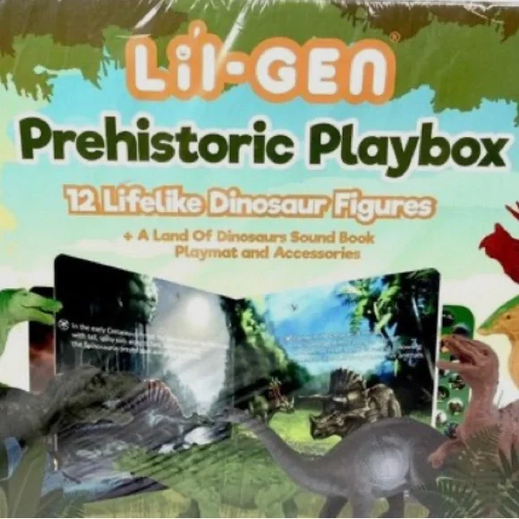 Lil-GEN PREHISTORIC PLAYBOOK - A land of Dinosaurs