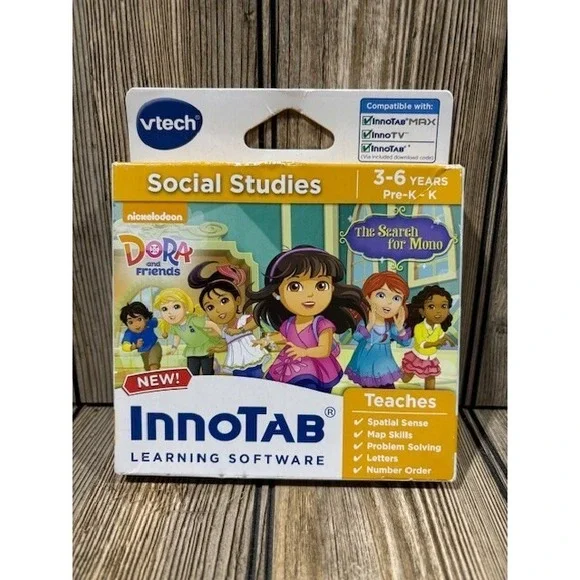 New Vtech Innotab Dora and Friends InnoTab The Search for Mono Social Studies