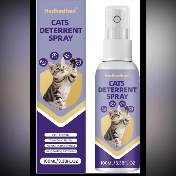 Cat Deterrent Spray - Effective Training Aid with Natural Ingredients