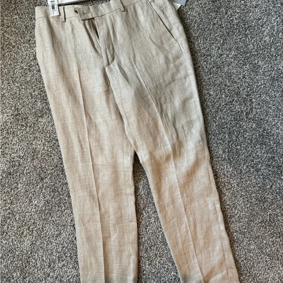 H&M Men’s Light Beige Linen Pants
