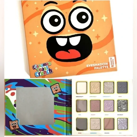 Cinnamon Toast Crunch Eyeshadow Palette X Taste Beauty