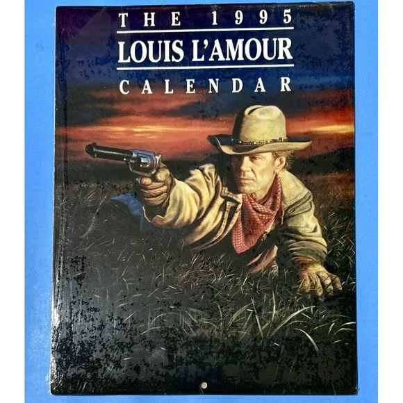 1995 Louis L'Amour Western Art Calendar - New Old Stock Sealed