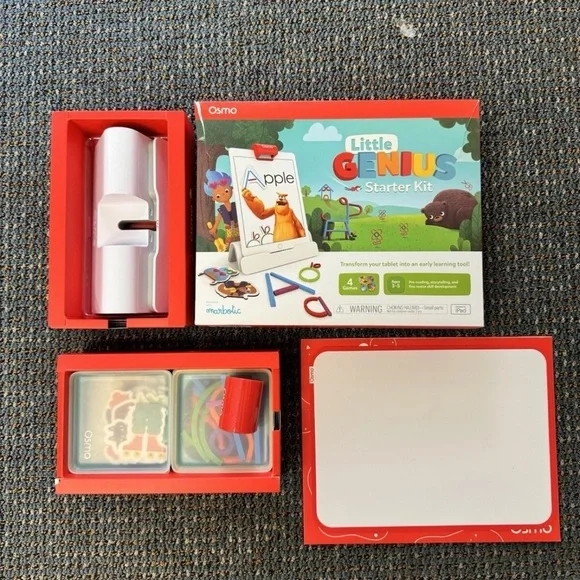 Osmo Little Genius Starter Kit for iPad Ages 3-5 Early Learning 4 Games