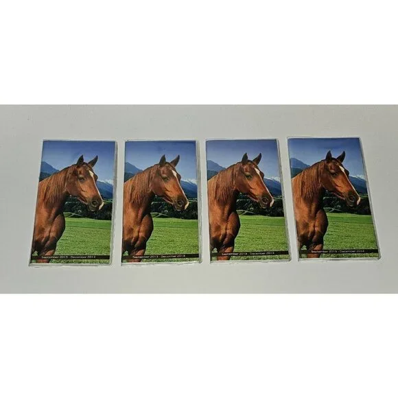 Sept 2013-Dec 2014 Horse Pocket Calendar Lot Prop (dates line up with 2024/2025)