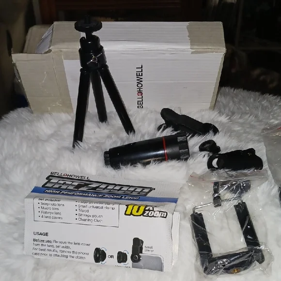 Bell And Howell Tac 10X Zoom Smartphone Lens Kit. New