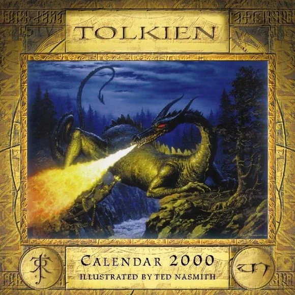 *SEALED* Harper Entertainment Tolkien 2000 Calendar, Illustrated by Ted Nasmith
