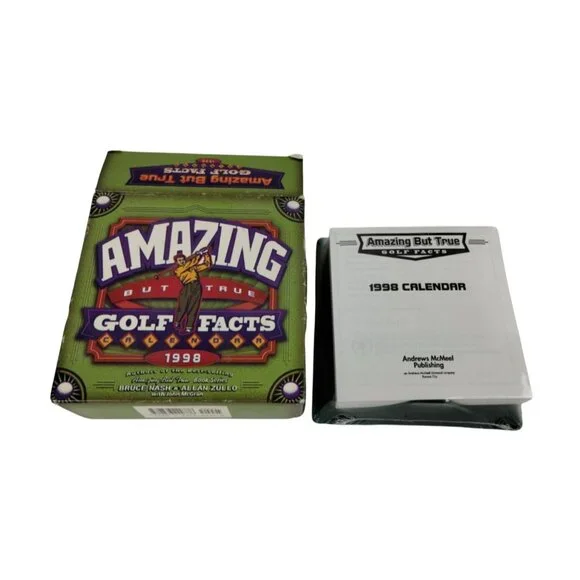 Amazing But True Golf Facts Vintage 1998 Useable in 2026 Calendar New