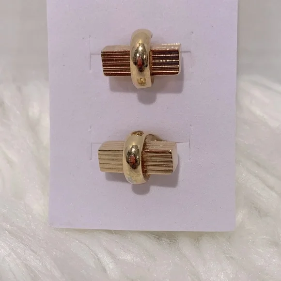 DIOR Elegant Gold-Tone Cufflinks