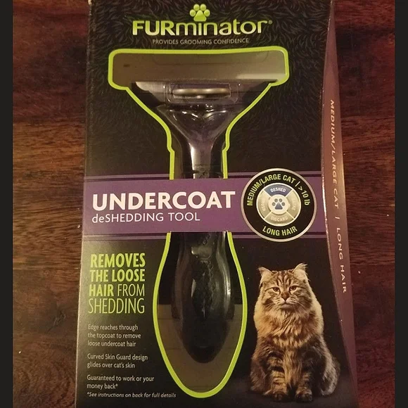 FURminator Deshedding Tool (Long Hair Cats)