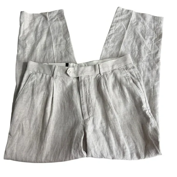 Murano‎ Fine European Linen Trouser Pant NWT 36x32