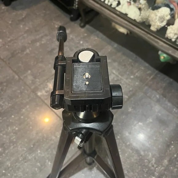 Black Camera Tripod