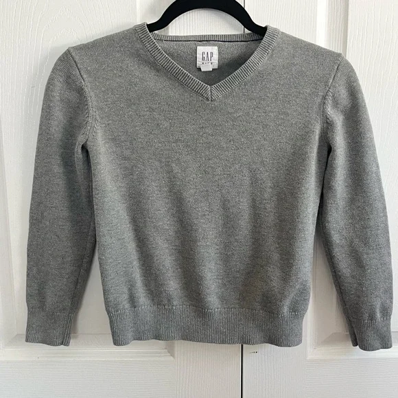 GAP Light Gray V-Neck Sweater