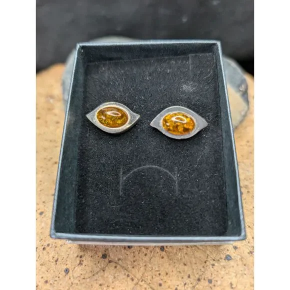 Sterling Silver Cufflinks • Polished .925 • Classic Bullet‑Back Design