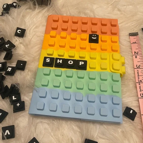 Rainbow Pop It Notebook for Kids